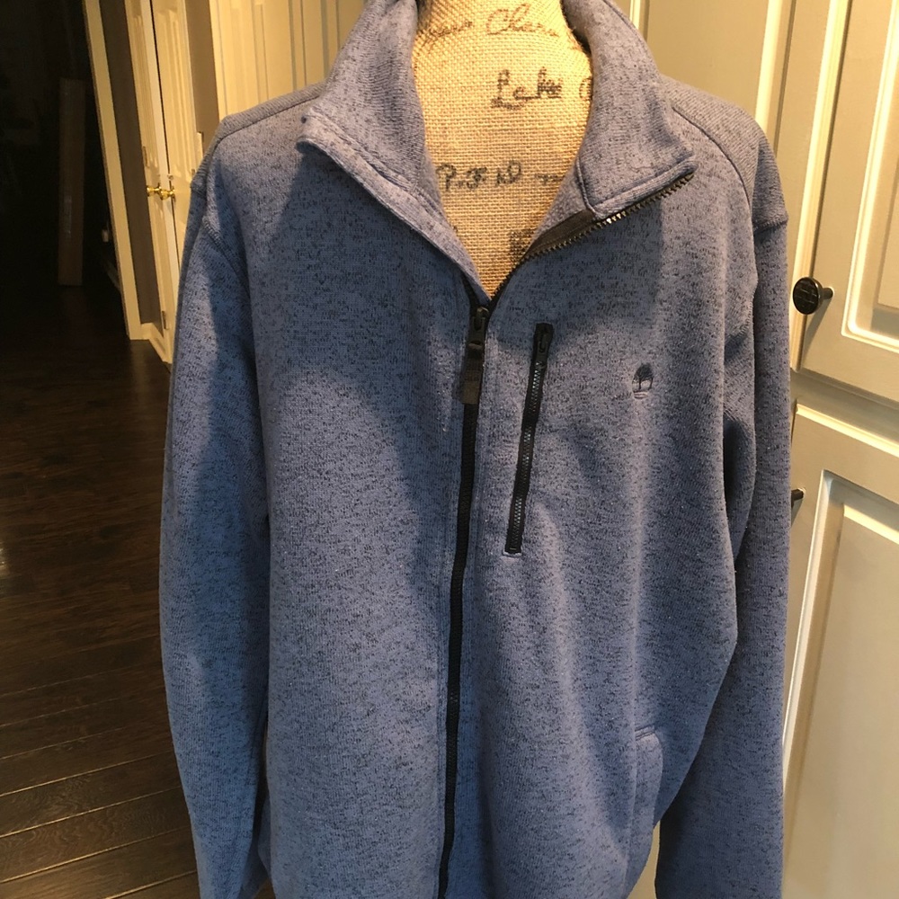 Timberland blue men’s zip up sweater XXL